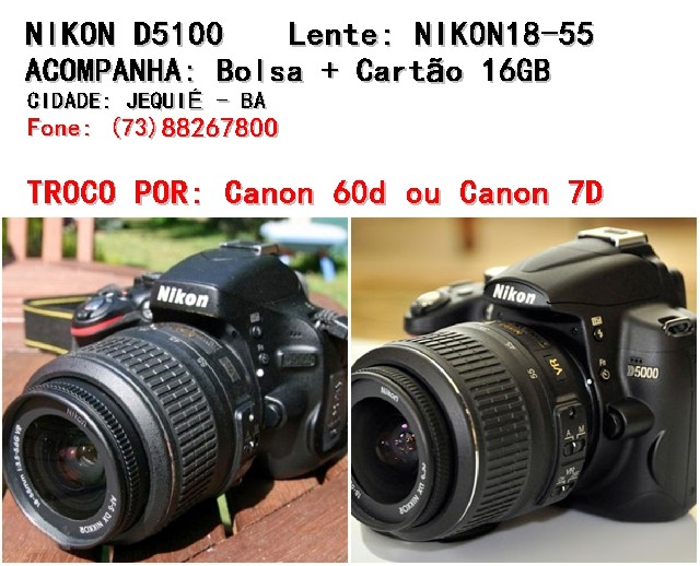 Foto 1 - Nikon d5100 troco