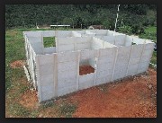 Casa de concreto pré-moldado